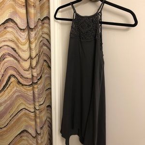 SUN DRESS WITH CROCHET TOP